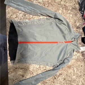 GoreWear Men's Thermal Jersey in Gray and Orange